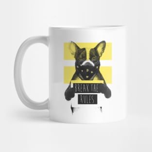 Rebel dog (yellow) Mug